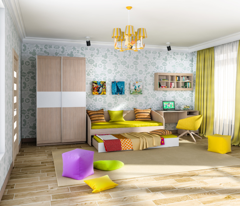 Для девочек, Дакота комплект со шкафом-купе