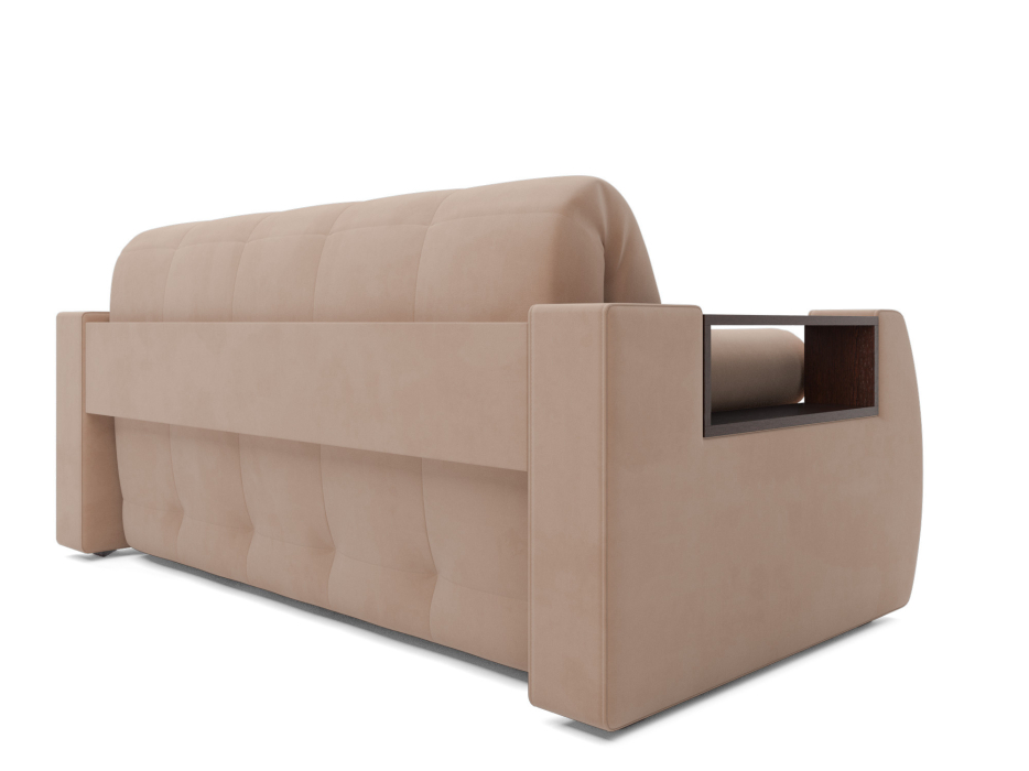 Диваны с ящиком для белья, Диван аккордеон Барон №3 ППУ 120х200 Велюр