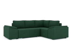 Диваны угловые в гостиную, Диван-кровать угловой Хавьер 1 ПБ еврокнижка, велюр