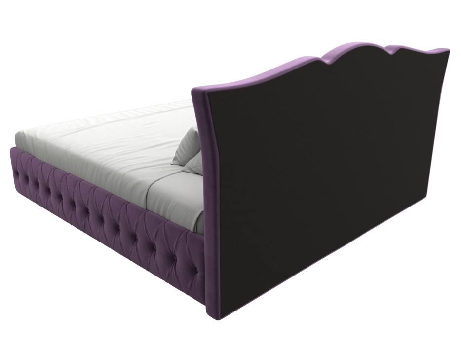 Мягкая кровать, Кровать интерьерная Герда 200, микровельвет