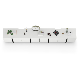 Две тумбы под ТВ Квадро 2х13.276