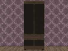 Шкафы двухстворчатые, Модульная система Камелия Шкаф ШК-2602