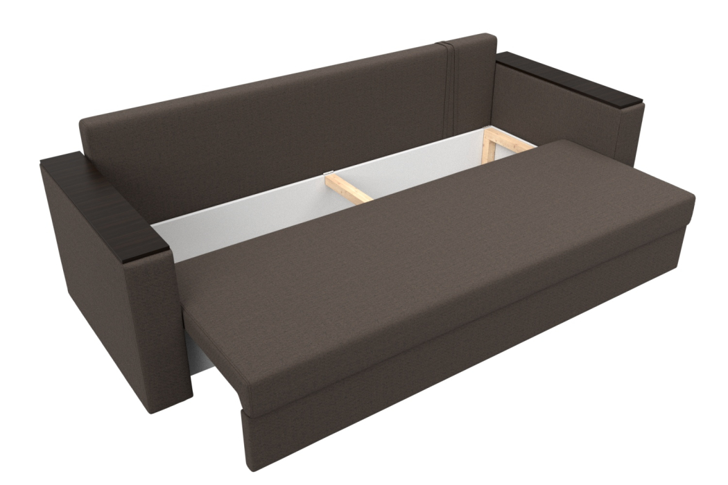 Диваны еврокнижки, Диван прямой Атланта без стола, рогожка Амур