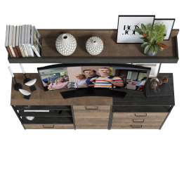 Комод с дверкой и комод с ящиками с навесной полкой Трувор