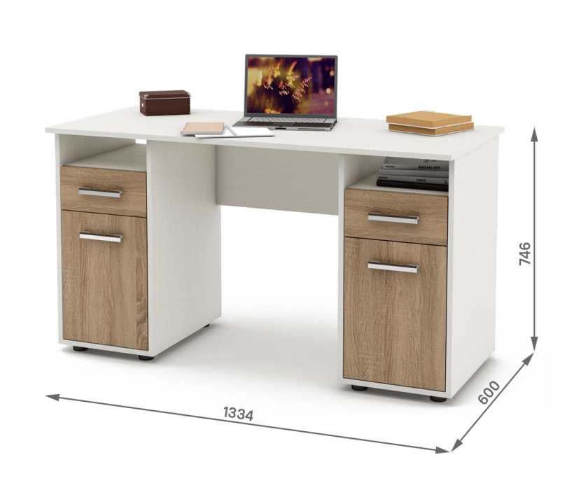 Прямые, Письменный стол Остин-5