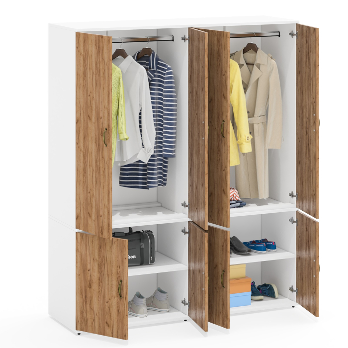 Для одежды, Два глубоких платяных шкафа Лидер-8 МД 19Б