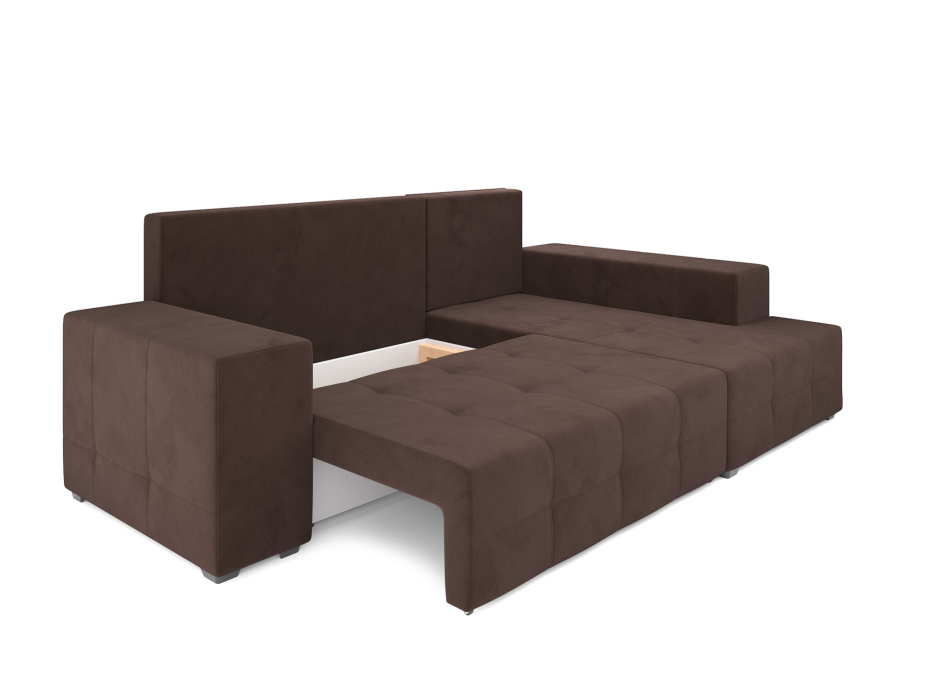 Диваны угловые в гостиную, Диван угловой Монреаль Правый угол (Велюр)