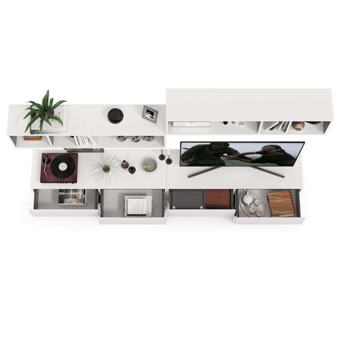 ТВ-тумбы, Две ТВ тумбы Сидней с полками