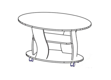 Стол журнальный Престиж-4