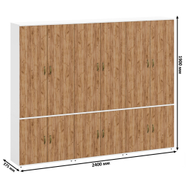 Набор бельевых шкафов Лидер-8 20Б три штуки