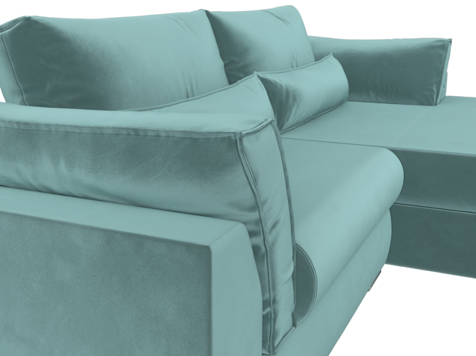 Диваны угловые в гостиную, Угловой диван Пекин угол правый, велюр