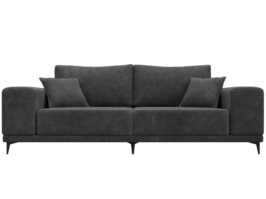 Диваны кровати со спальным местом, Диван прямой Льюес, велюр BRUT