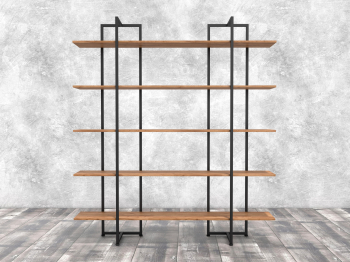 Стеллаж Айсберг Лофт Теон Черный