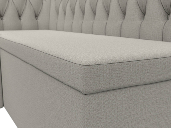 Диван кухонный угловой Мирта левый угол, рогожка Амур