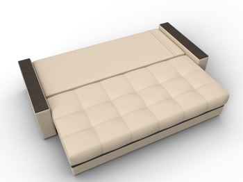 Диван прямой с декором Лига-096 НПБ, экокожа