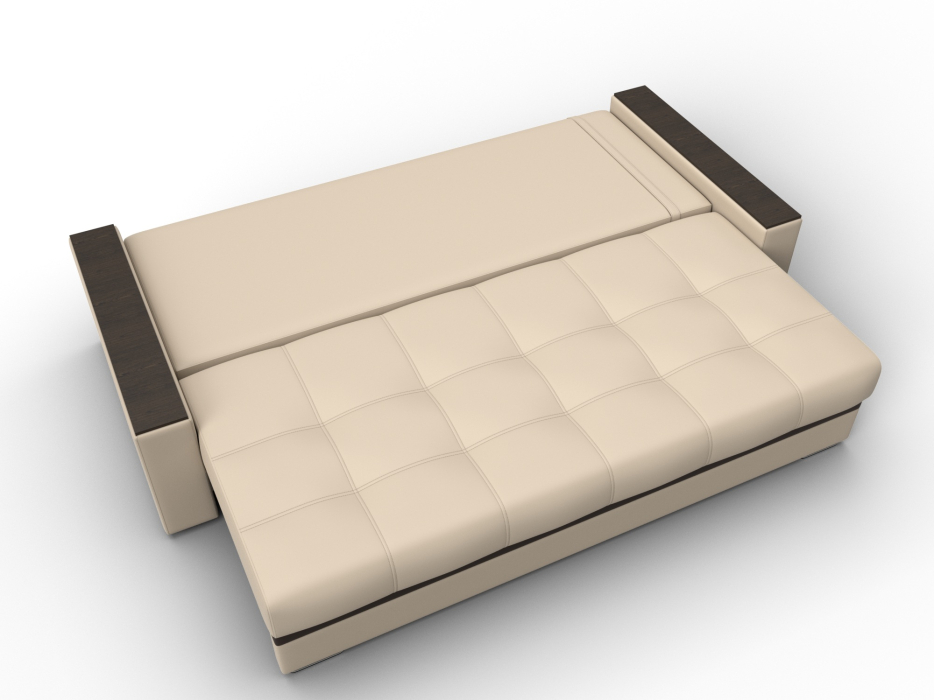 Диваны прямые, Диван прямой с декором Лига-096 НПБ, экокожа
