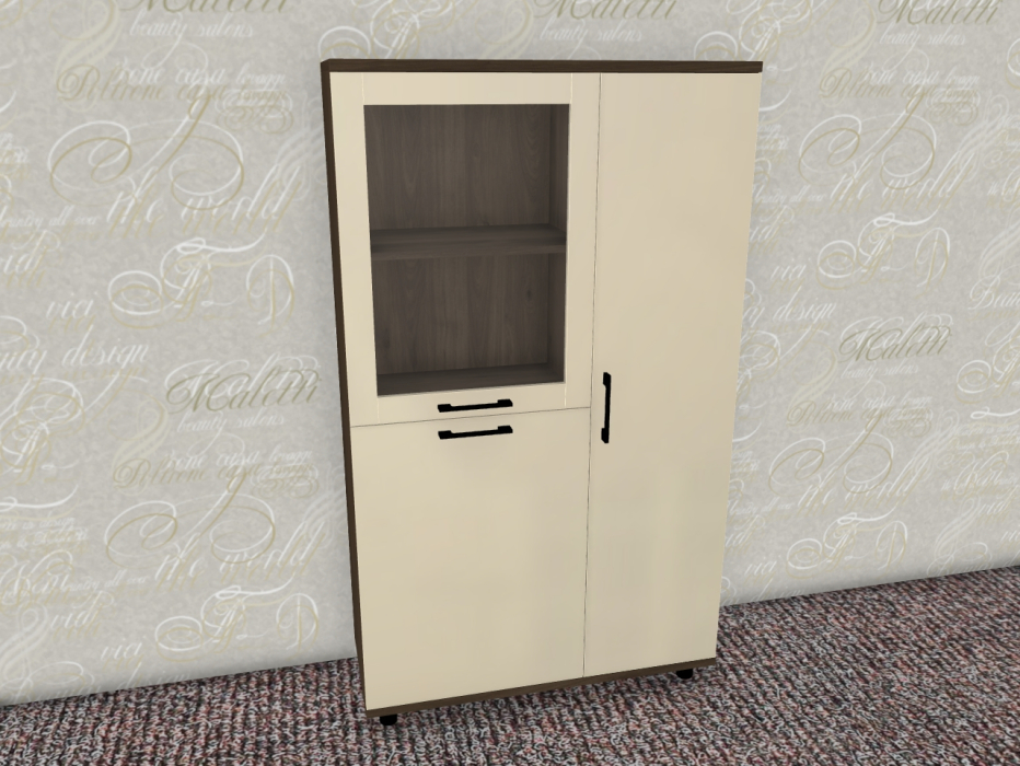 Шкафы распашные, Модульная система Грейс Шкаф ШК-5083  Гикори Джексон Темный