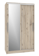 Шкафы-купе 2-х дверные, Шкаф-купе 2-дв  Strike 1200 зеркало/лдсп  (в2105*ш1232*г595)