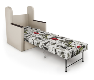 Кресло-кровать Классика Д, экокожа/велюр