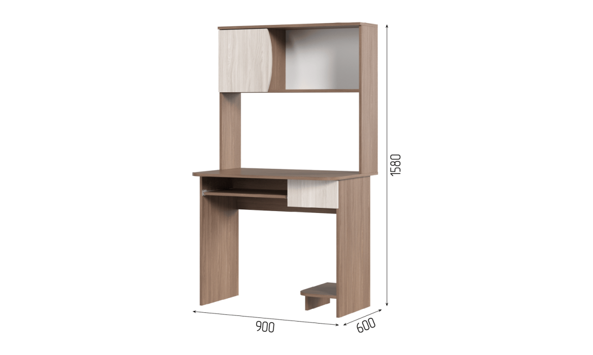 Прямые компьютерные столы, Стол компьютерный №2