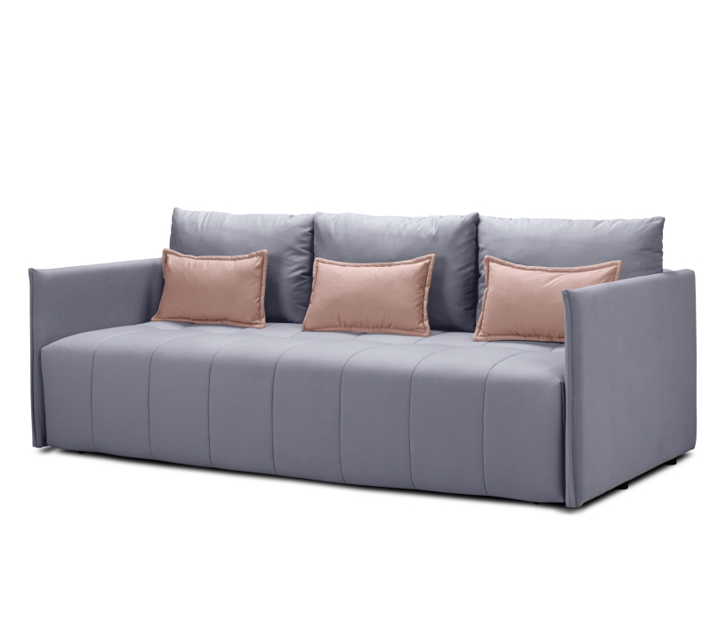Диваны еврокнижки, Диван кровать прямой  Чилетти, микровелюр