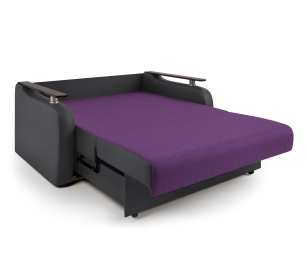 Диван-кровать Гранд Д 140, рогожка/экокожа