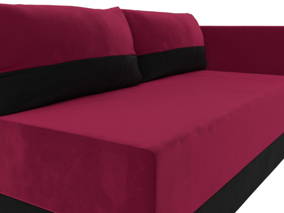 Кушетка диван, Кушетка Никас правая, микровельвет