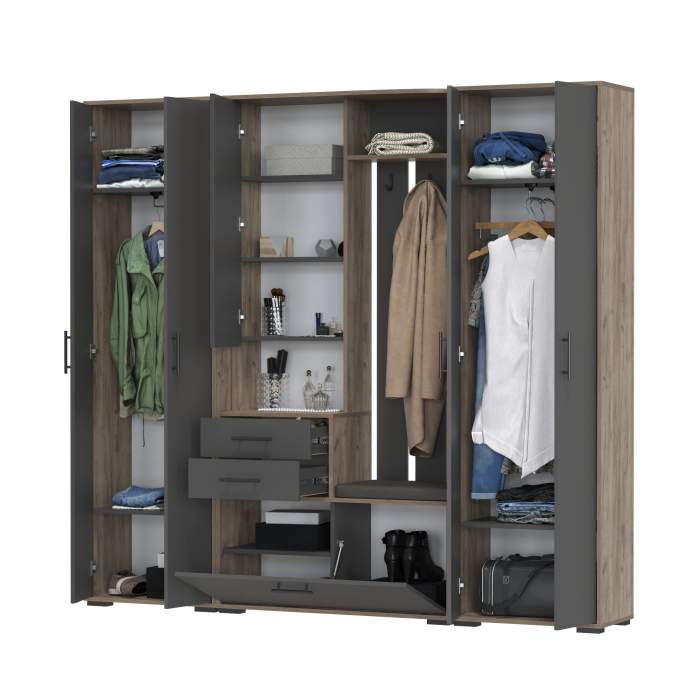 Прихожие, Комплект из трёх модулей для прихожей серии Домино