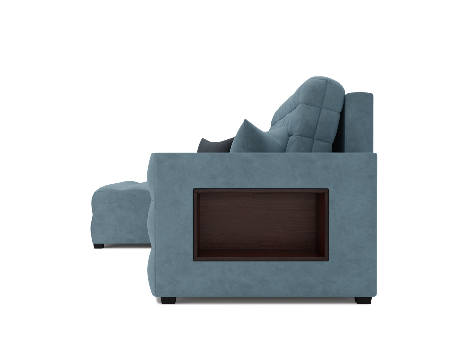 Диваны угловые в гостиную, Диван Мадрид Левый угол (Велюр)