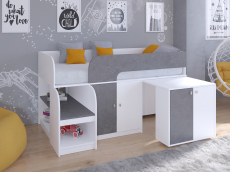 Кровати-чердаки, Кровать-чердак Астра 9 V8 Белый