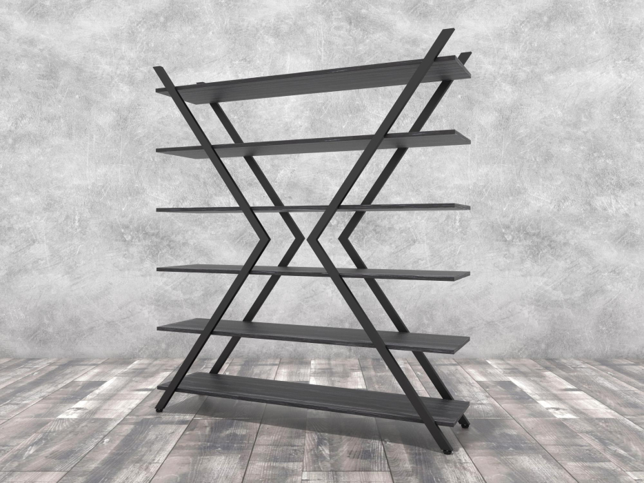 Стеллажи, Стеллаж Айсберг Лофт ИКС черный