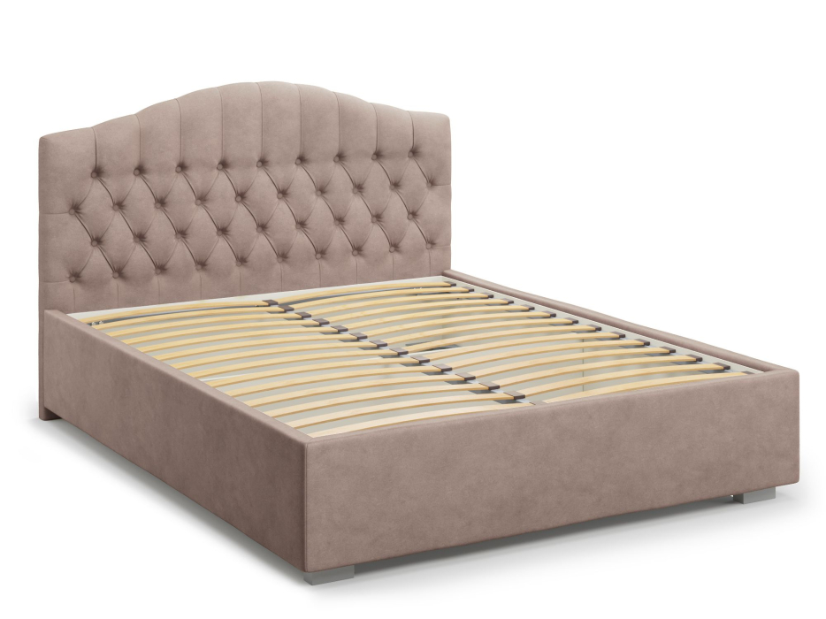 Мягкая кровать, Кровать Lugano 140 с ортопедическим основанием без ПМ