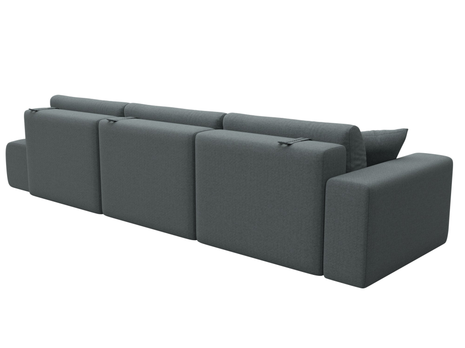 Диваны еврокнижки, Диван прямой Лига-036 НПБ Модерн Лонг подлокотник слева, рогожка Амур