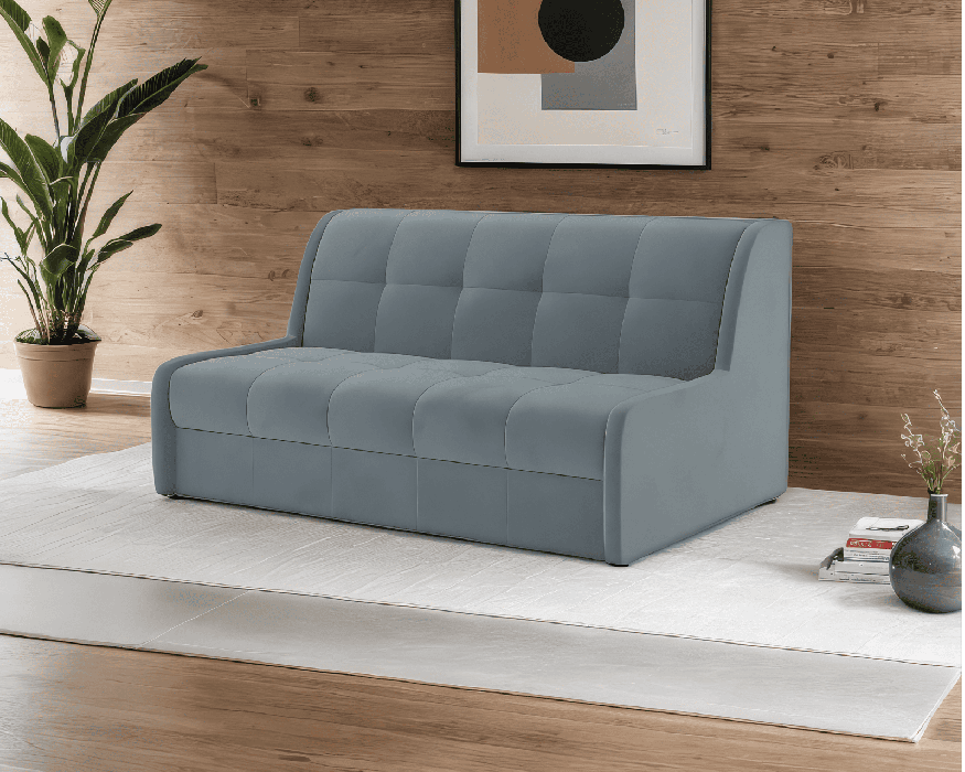 Диваны с ящиком для белья, Диван аккордеон Барон №6 НПБ 180х200 Велюр