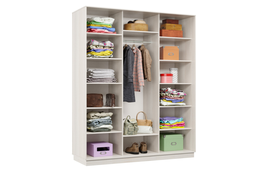 Шкафы-купе 3-х дверные, Шкаф-купе Премьер Лайт 32 (01;01;01) трехдверный