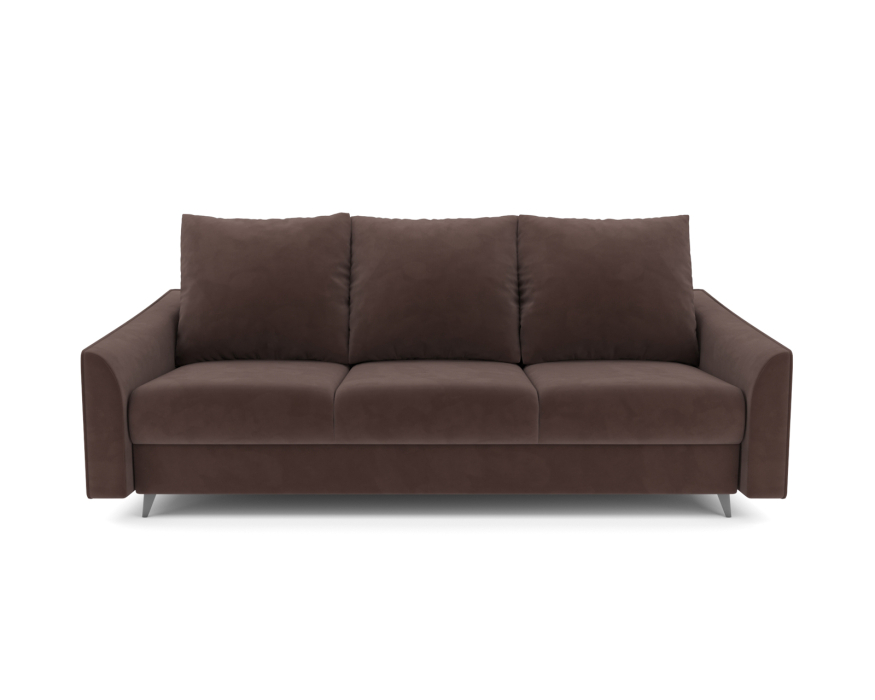 Диваны кровати со спальным местом, Диван прямой тик-так Уэльс (Велюр)