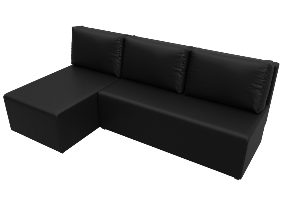 Диваны угловые в гостиную, Угловой диван Поло левый угол, экокожа