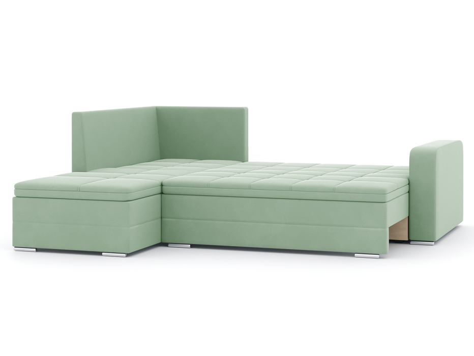 Диваны угловые в гостиную, Диван-кровать угловой еврокнижка Бромен, рогожка