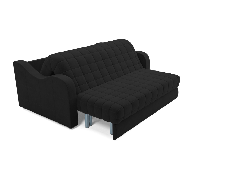 Диваны с ящиком для белья, Диван аккордеон Барон №4 НПБ 120х200 Велюр