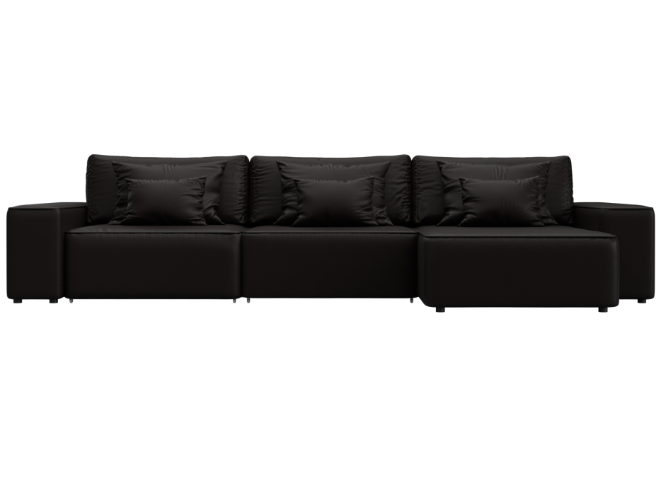 Диваны угловые в гостиную, Диван угловой Лига-074 угол универсальный, экокожа GRIFON