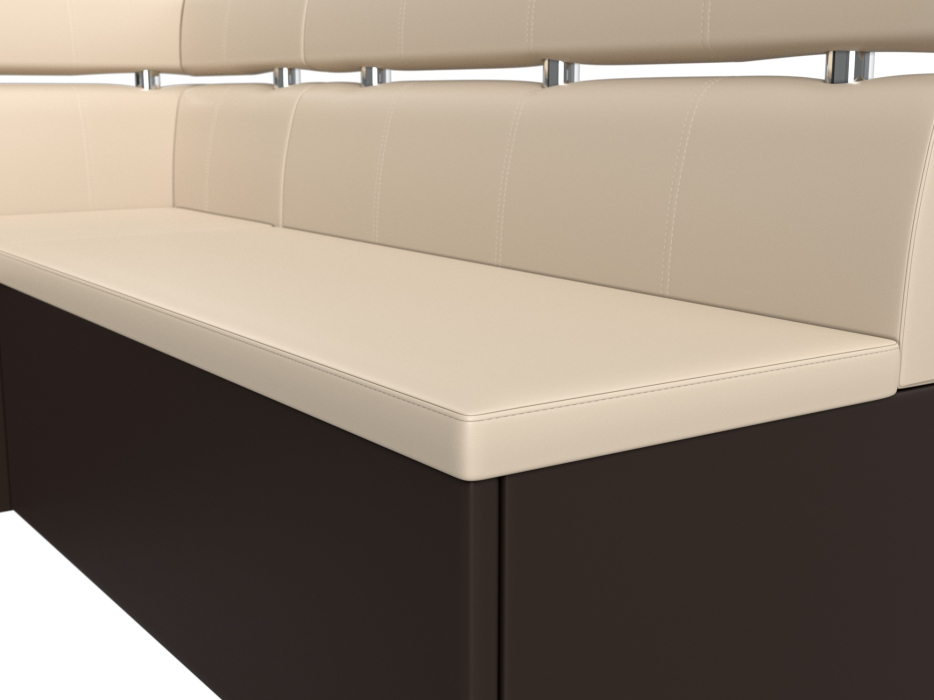 Диваны угловые кухонные, Кухонный угловой диван Классик левый угол, экокожа