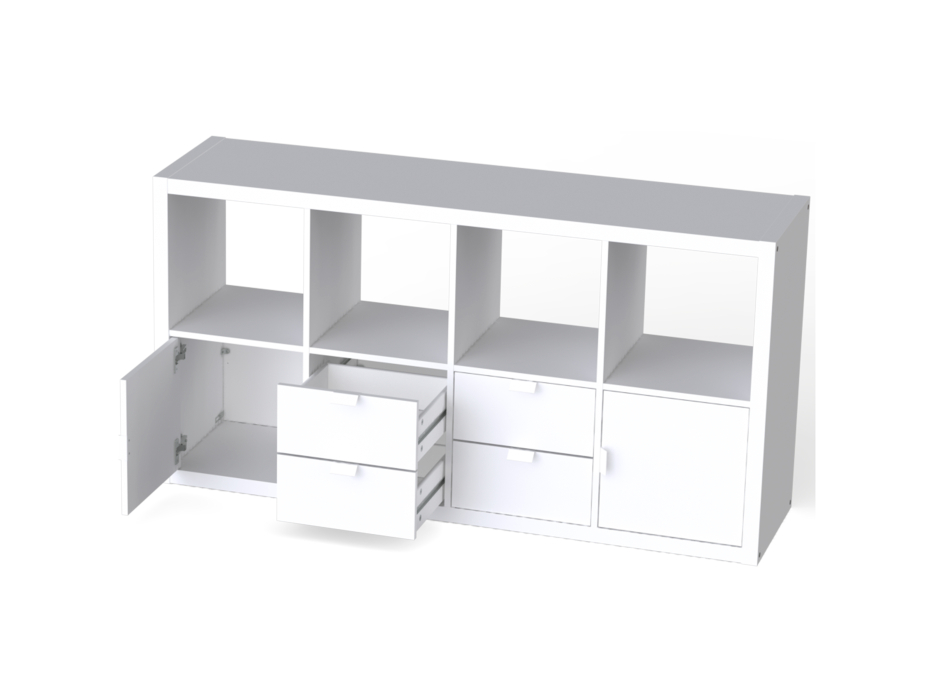 Комплектующие, комплект выдвижных ящиков Фора 4.2 33х33х37