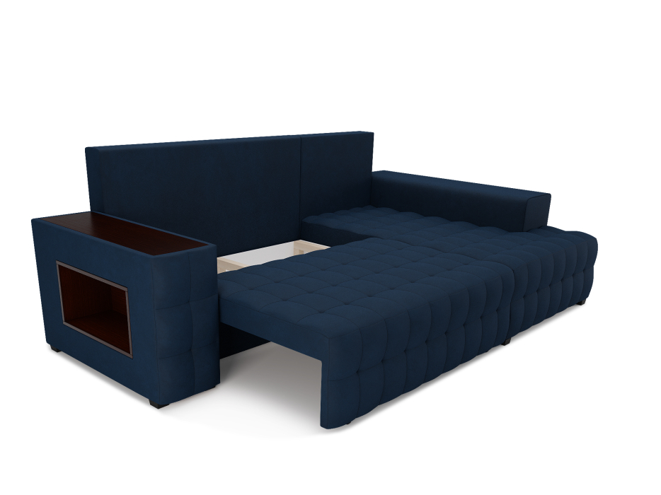 Диваны угловые в гостиную, Диван Мадрид Правый угол (Велюр)