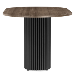 Стол Барон О 160 х 90 (черные ноги)