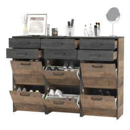 Три тумбы для обуви с ящиками Трувор