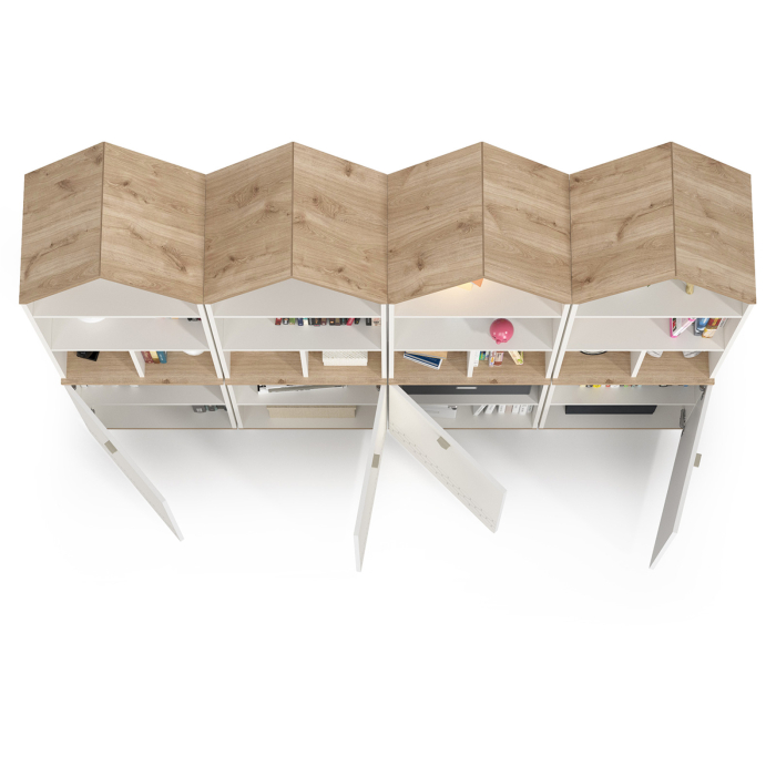 Детские комнаты, Стенка из детских стеллажей Эйп