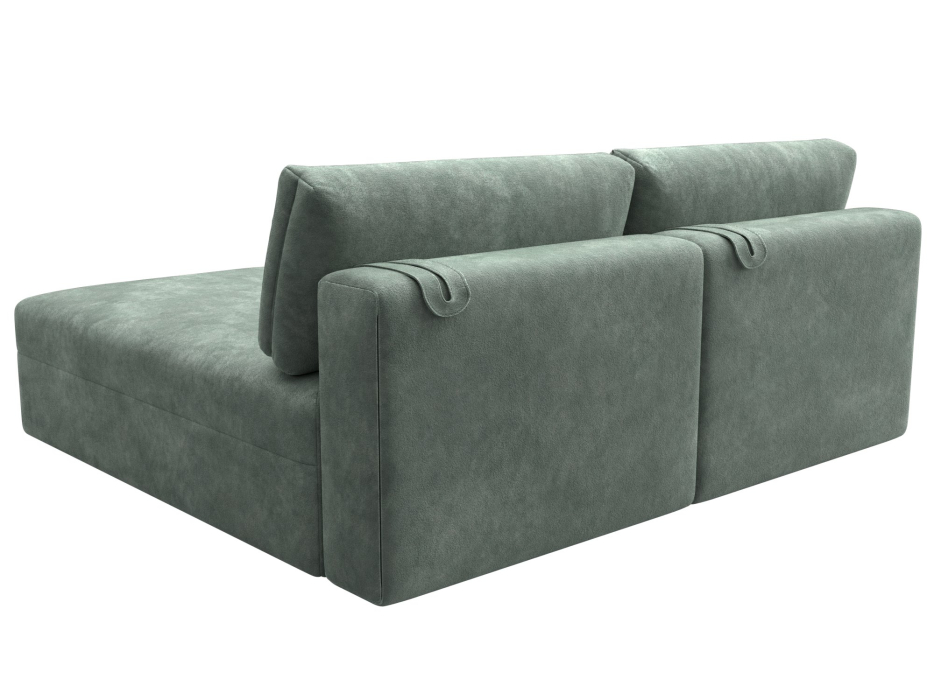 Диваны угловые в гостиную, Диван угловой модульный Лига-060 НПБ угол универсальный, велюр BRUT