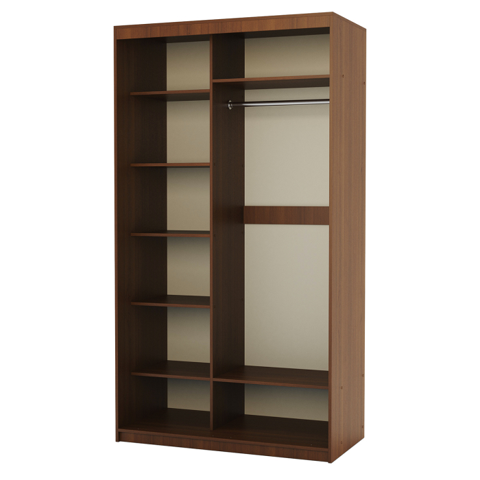 Шкафы-купе 2-х дверные, Шкаф-купе 2-х дверный Эконом 100х60х200