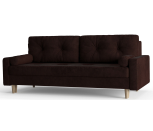 Диван-кровать Belfast, независимый пружинный блок, велюр