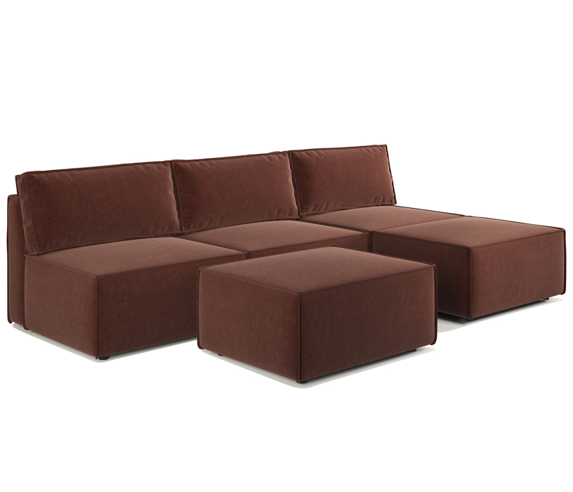 Диван  кровать трансформер, Диван модульный Гамма Лонг